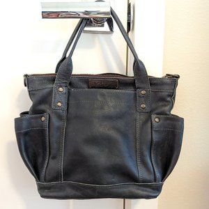 One-Of-A-Kind Nena & Co All Leather Slate Mini Perfect Bag